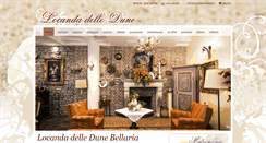 Desktop Screenshot of locandadelledune.it
